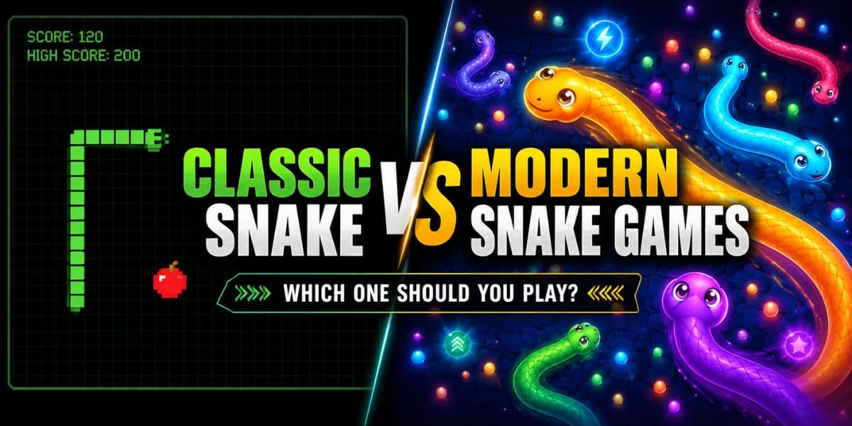 Classic Snake Vs Modern Snake Games Which One Should You Play