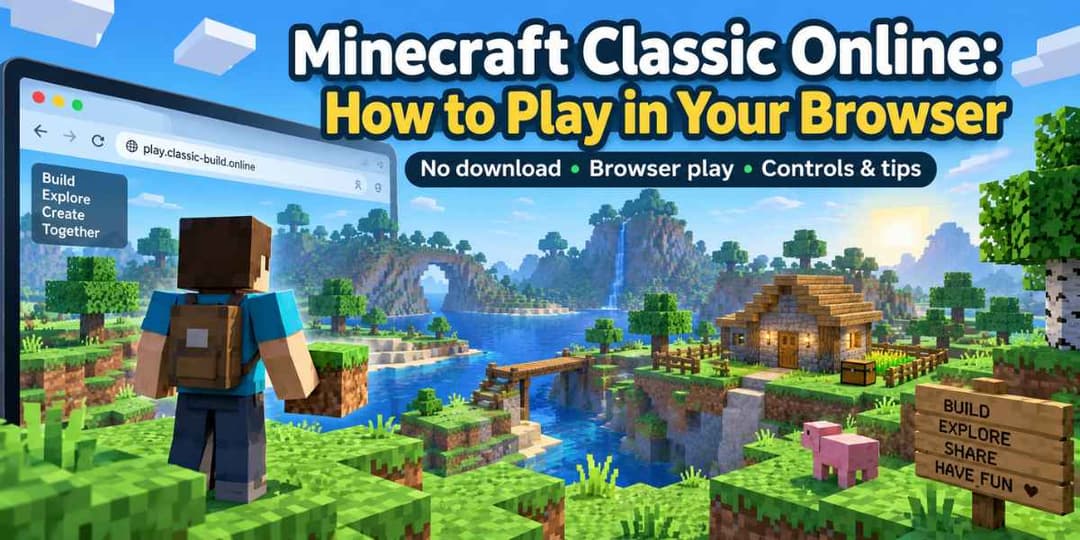 Minecraft Classic Online Play in Your Browser